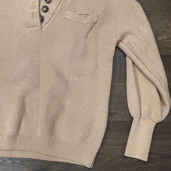 Lunya Cozy Cotton Silk Pocket Henley - Picture 10 of 12